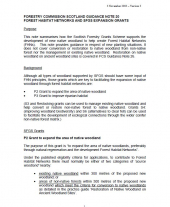 Forest Habitat Networks and SFGS Expansion Grants